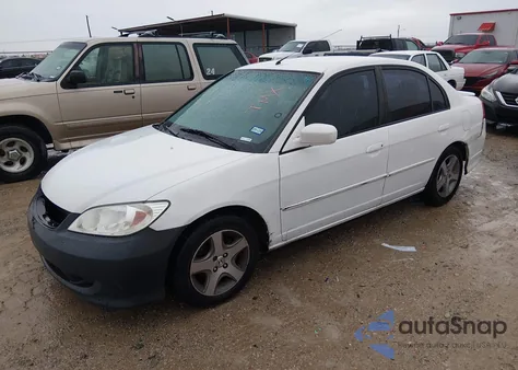 2004 Honda Civic Hybrid из США, поврежденный, VIN JHMES95644S013604